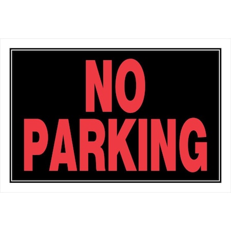 Hillman Sign, 12 in W, 8 in H, English, Plastic, Black 839902